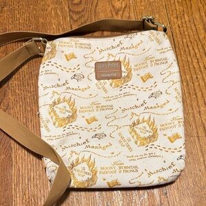 Harry Potter Loungefly Tan Crossbody Bag